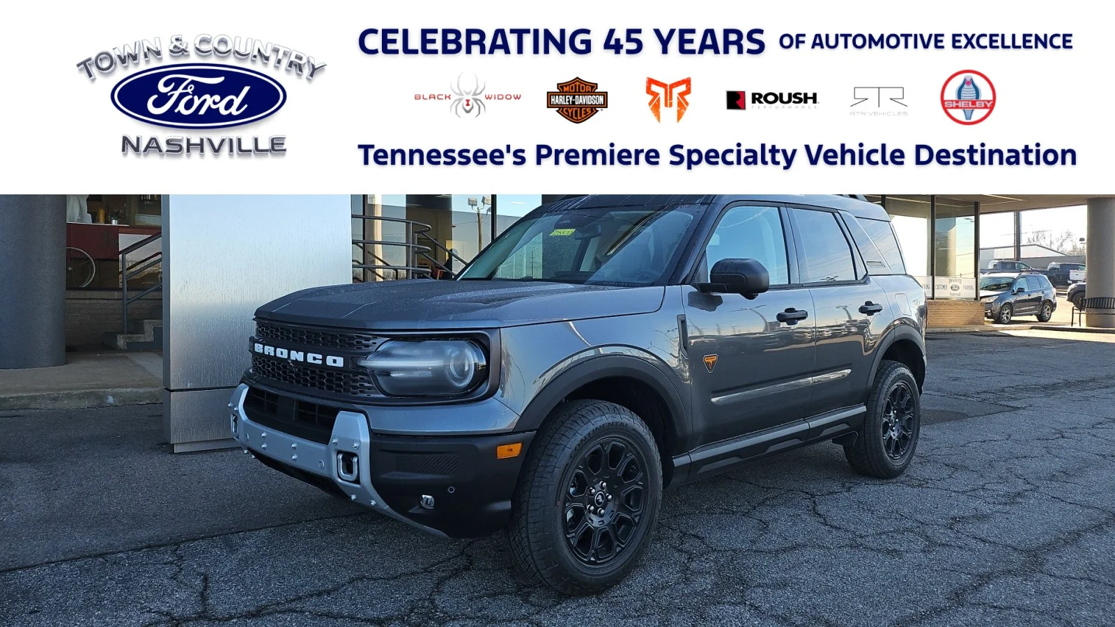 New 2025 Carbonized Gray Metallic Ford Badlands 4WD image 1