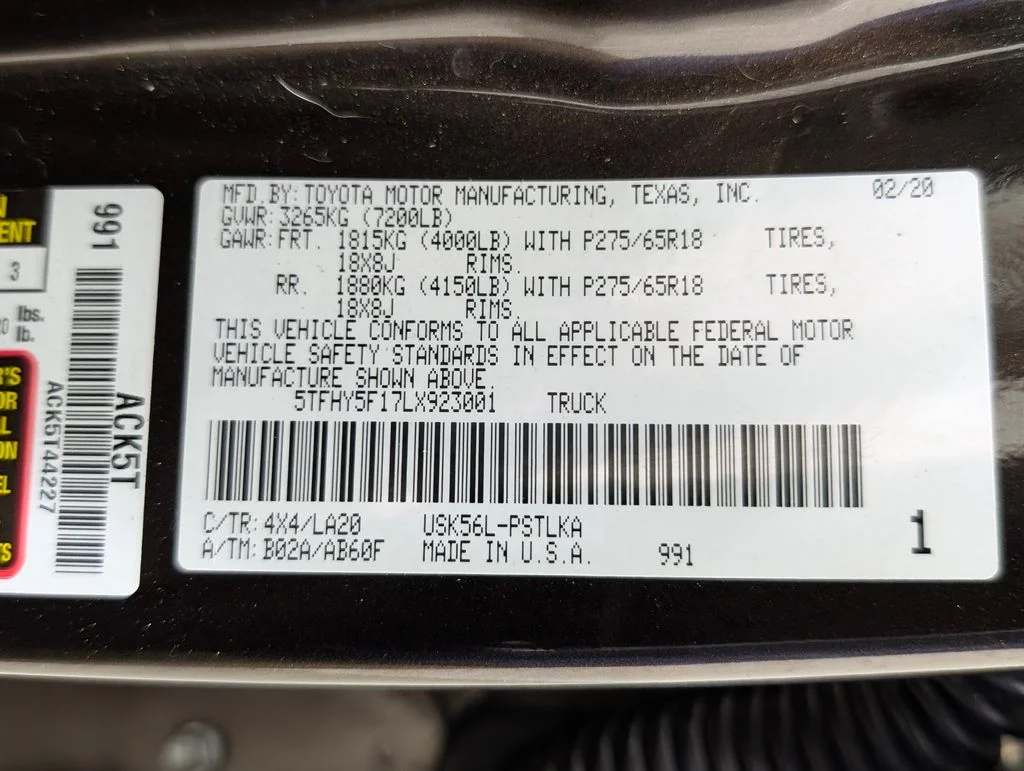 Certified Used 2020 Smoked Mesquite Toyota Limited image 25