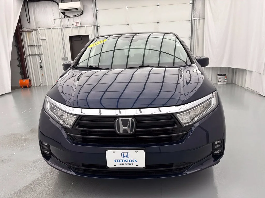Used 2022 Obsidian Blue Pearl Honda EX image 2