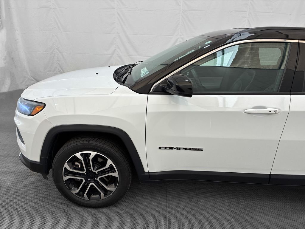 Used 2024 Bright White Clearcoat Jeep Limited image 3