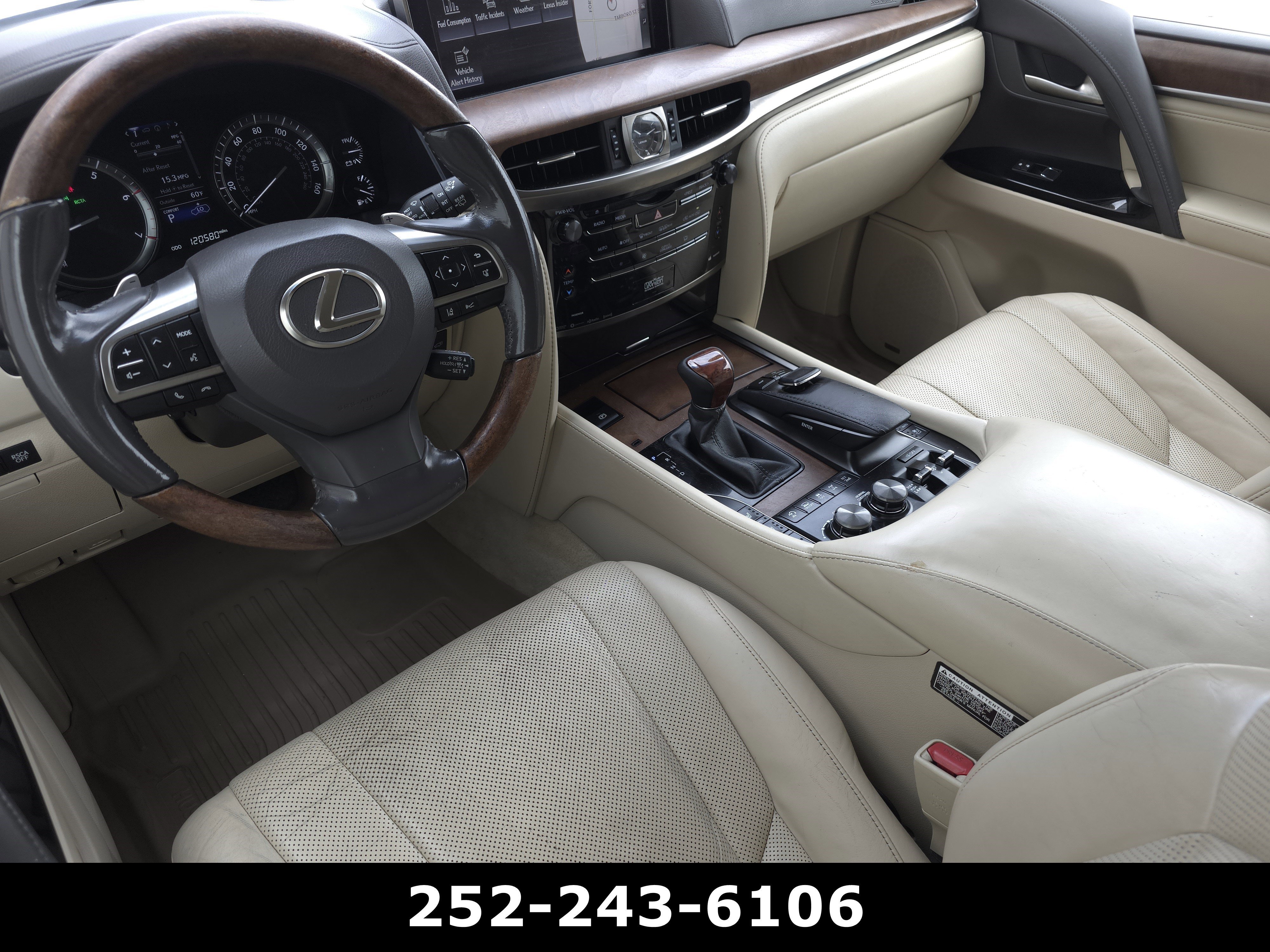Used 2016 Starfire Pearl Lexus 570 image 15