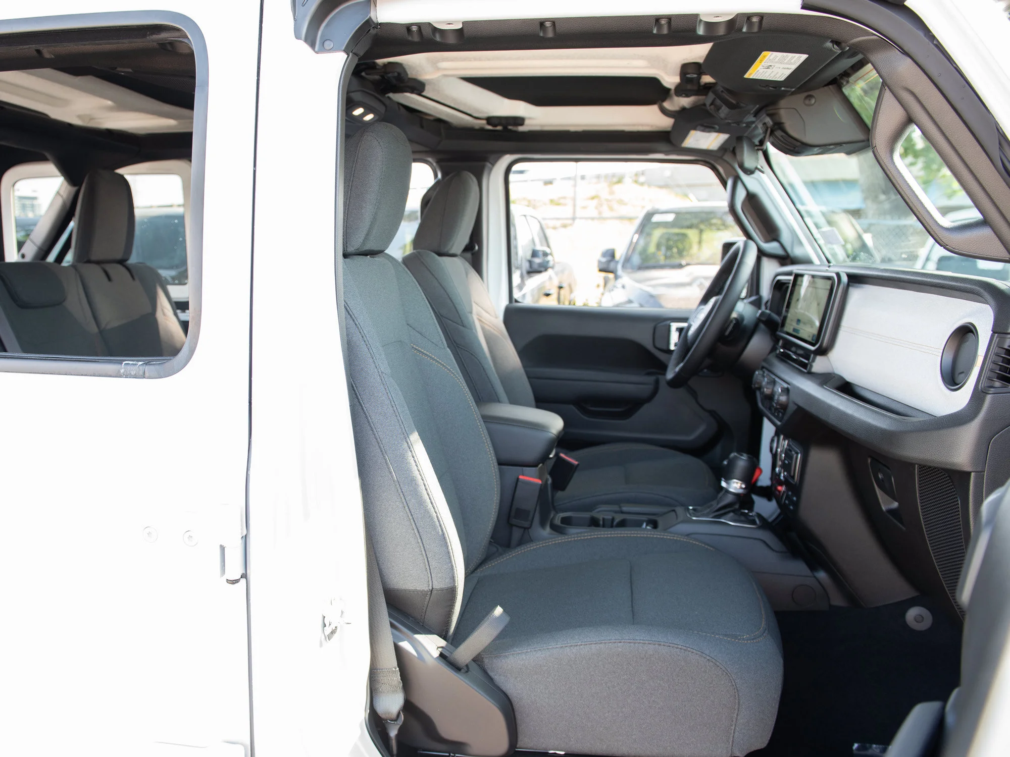 Used 2025 White Jeep Willys* 4 Door 4x4, 35 Inch Tire Package, Rock Rails, Rear Locker image 22
