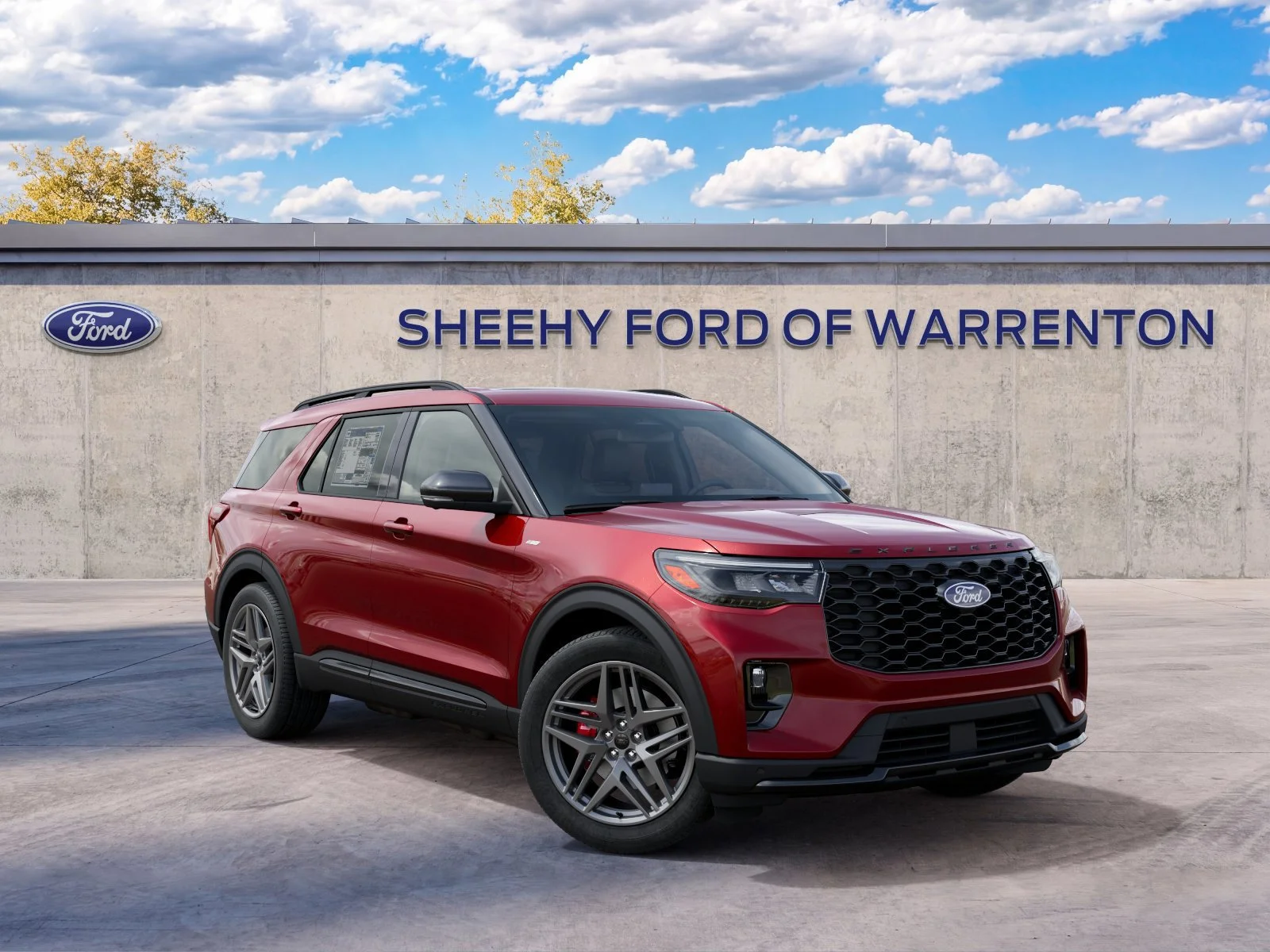 New 2027 Ruby Red Metallic Tinted Clearcoat Ford ST-Line image 1