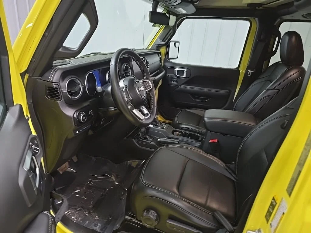 Used 2023 Yellow Jeep Sahara 4xe image 28