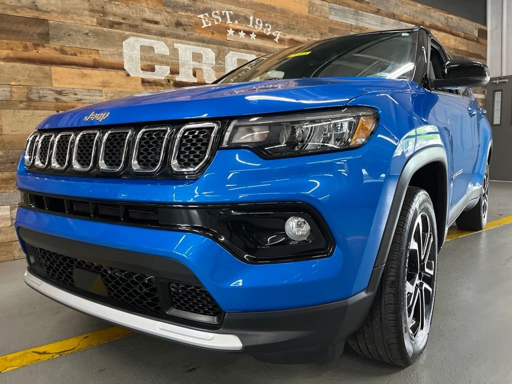 Used 2023 Laser Blue Jeep Limited image 6