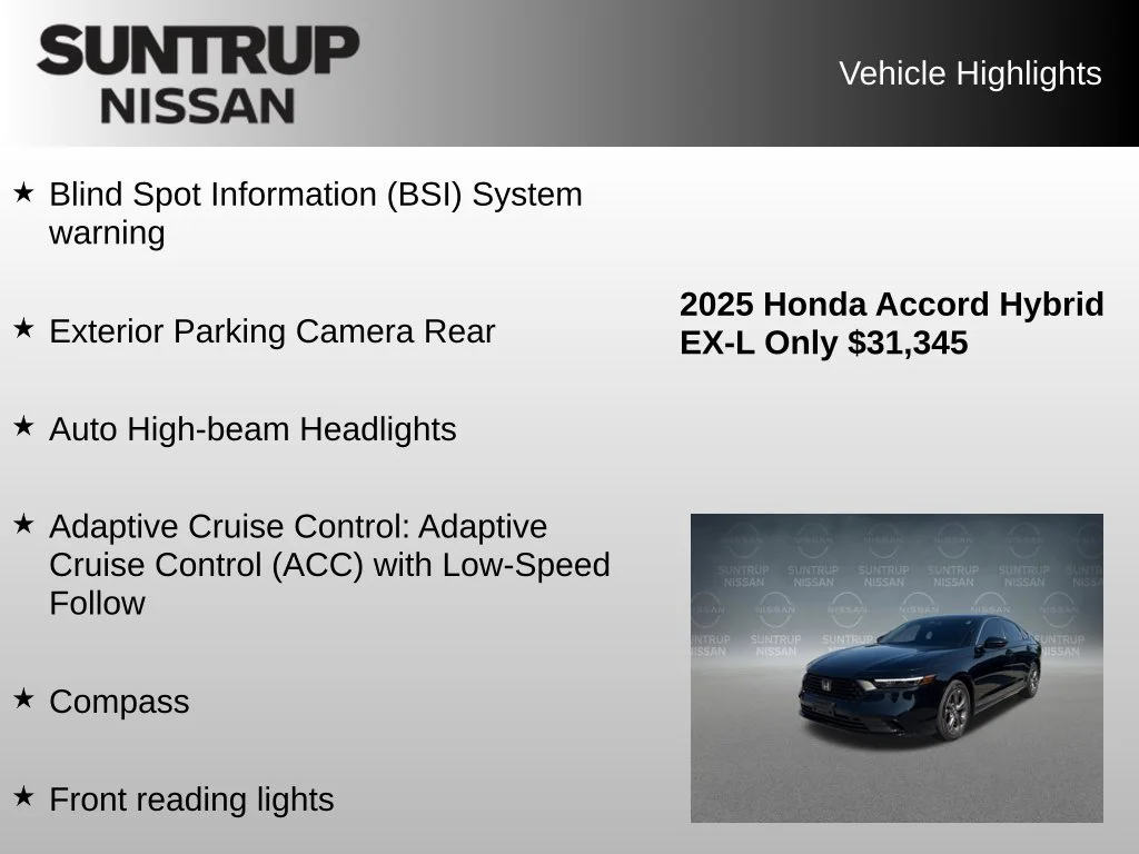 Used 2025 Black Honda EX-L image 15