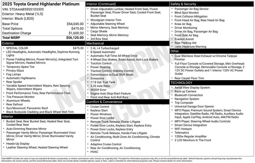 Used 2025  Toyota Platinum image 2