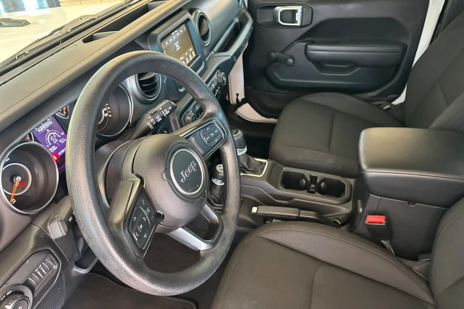 Used 2022 Bright White Clearcoat Jeep Sport image 9