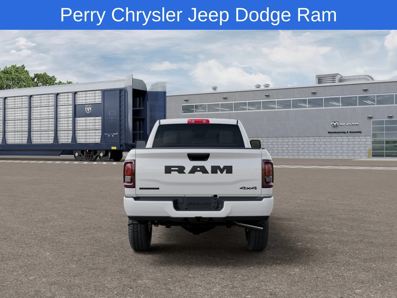 New 2027 Bright White Clear-Coat Exterior Paint RAM Big Horn image 3