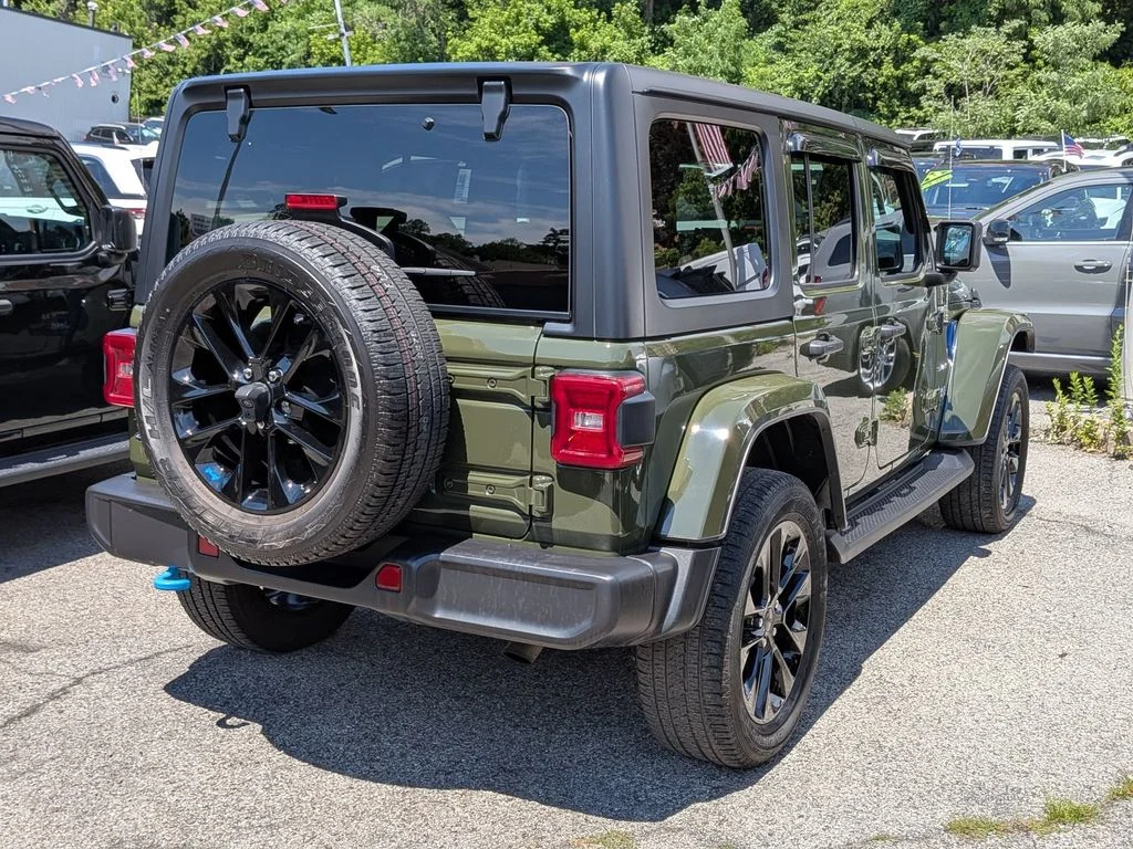 Used 2023 Green Jeep Sahara 4xe image 6