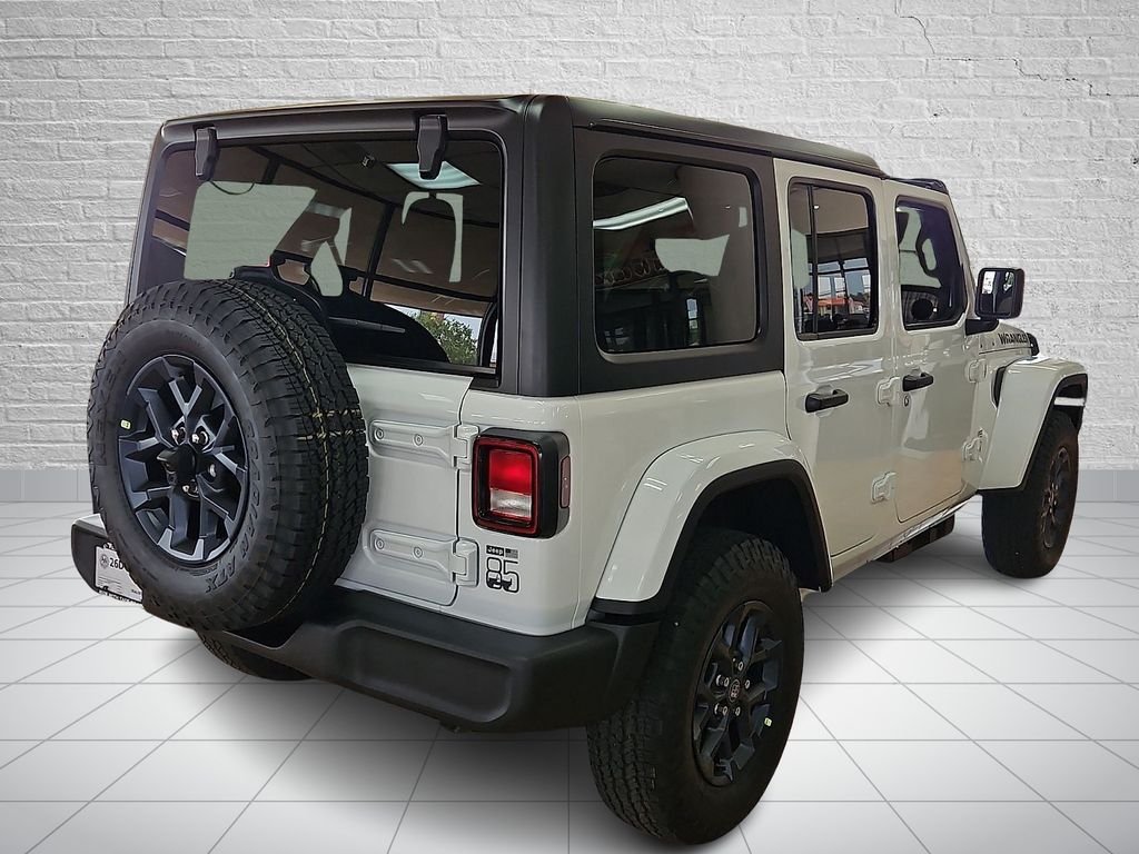 New 2026 Bright White Clear-Coat Exterior Paint Jeep 85th Anniversary Edition image 4
