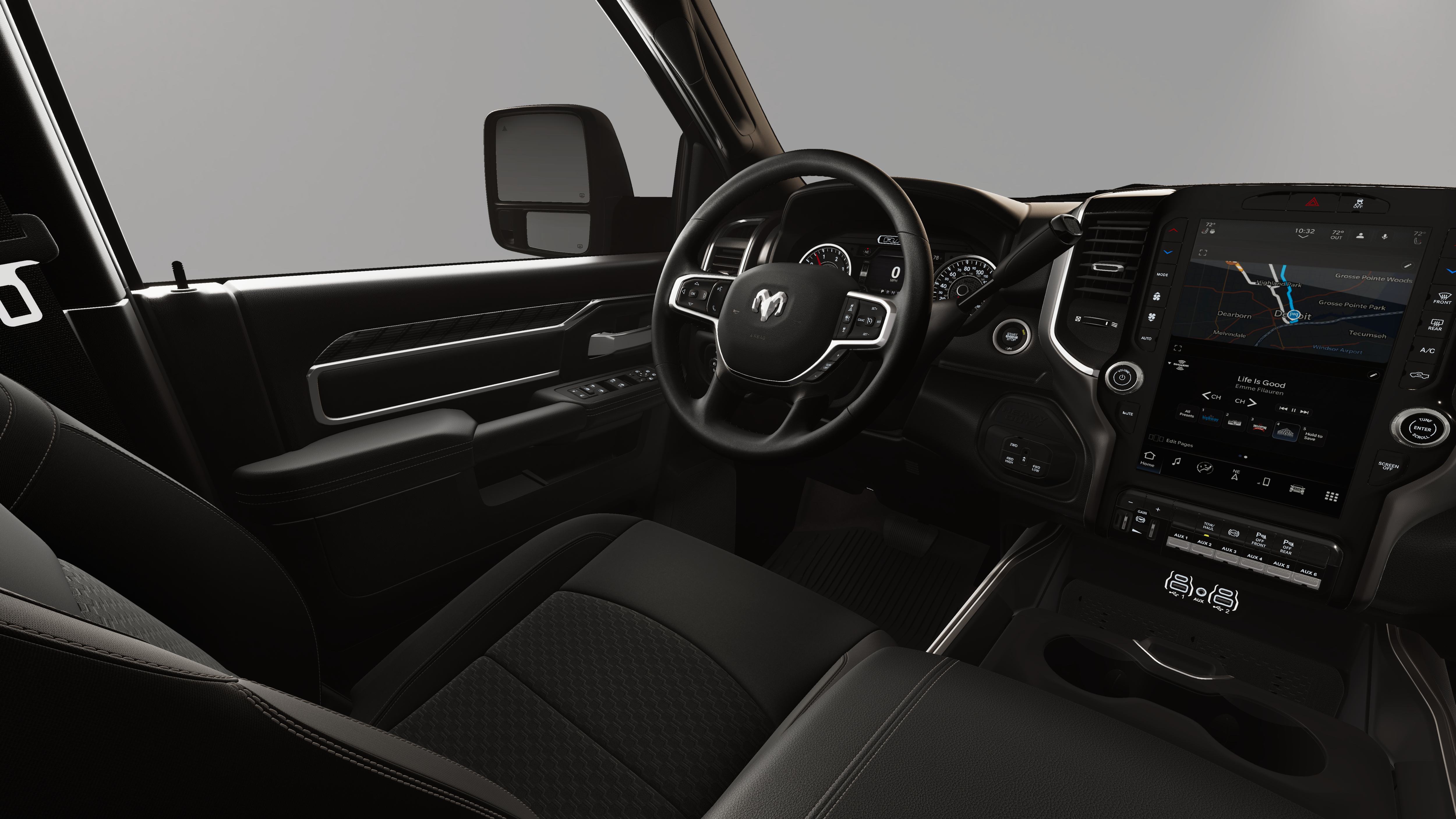 New 2026 Bright White Clear-Coat Exterior Paint RAM BIG HORN image 20