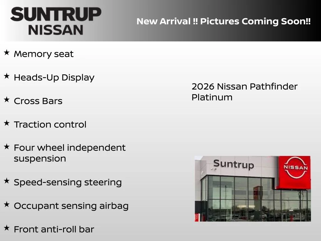 New 2026 Red Nissan Platinum image 4