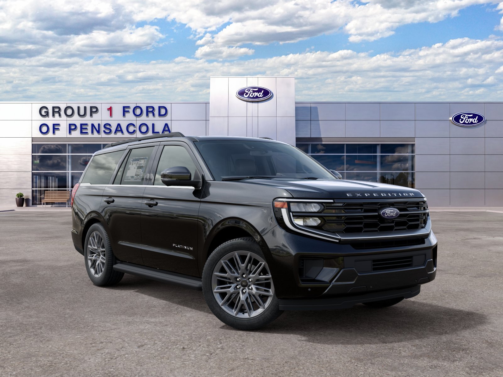 New 2027 Agate Black Metallic Ford Platinum image 4