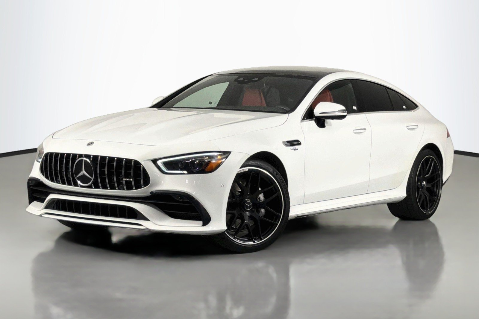 Certified Used 2023 Polar White Mercedes-Benz GT 43 image 1