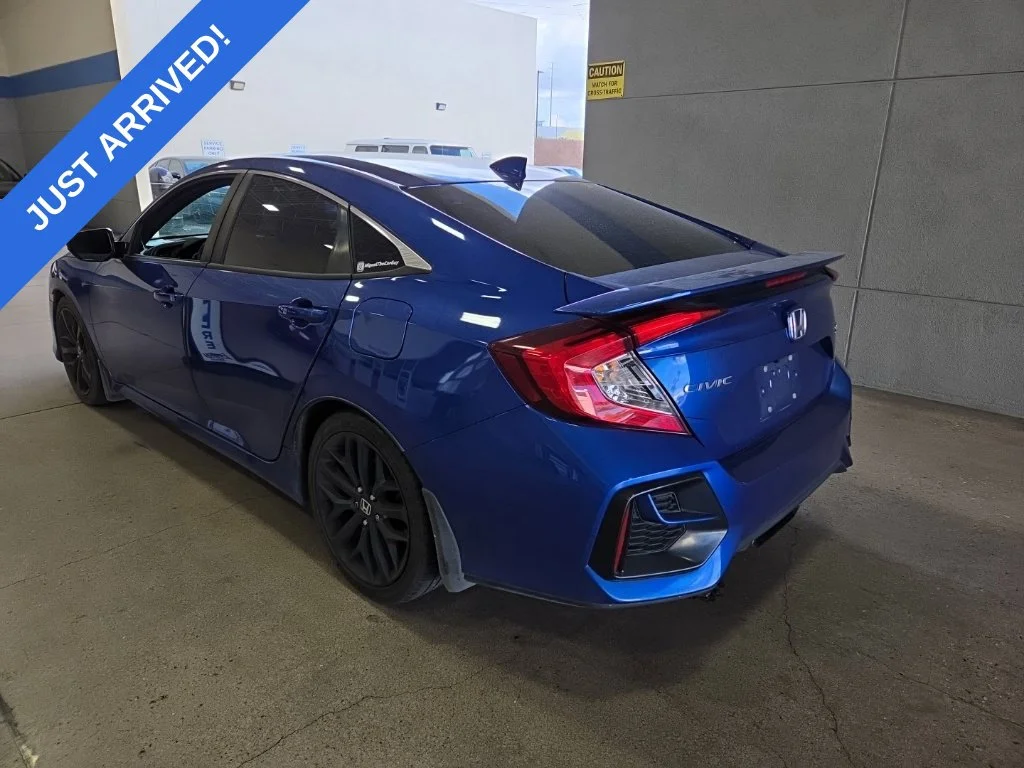 Certified Used 2020 Aegean Blue Metallic Honda Si image 4