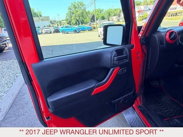 Used 2017 Red Jeep Unlimited Sport image 11