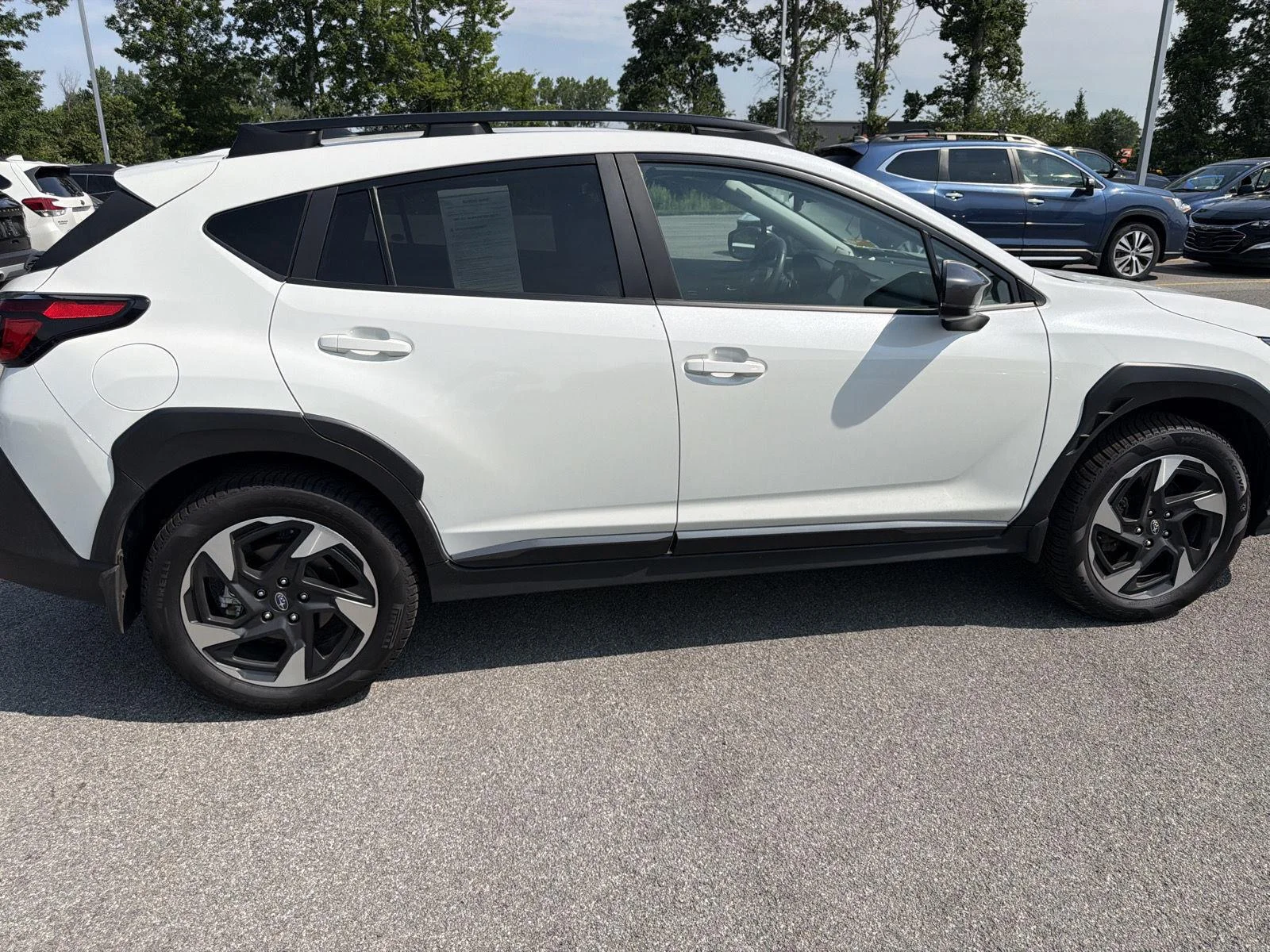 Used 2024 Crystal White Pearl Subaru Limited image 8