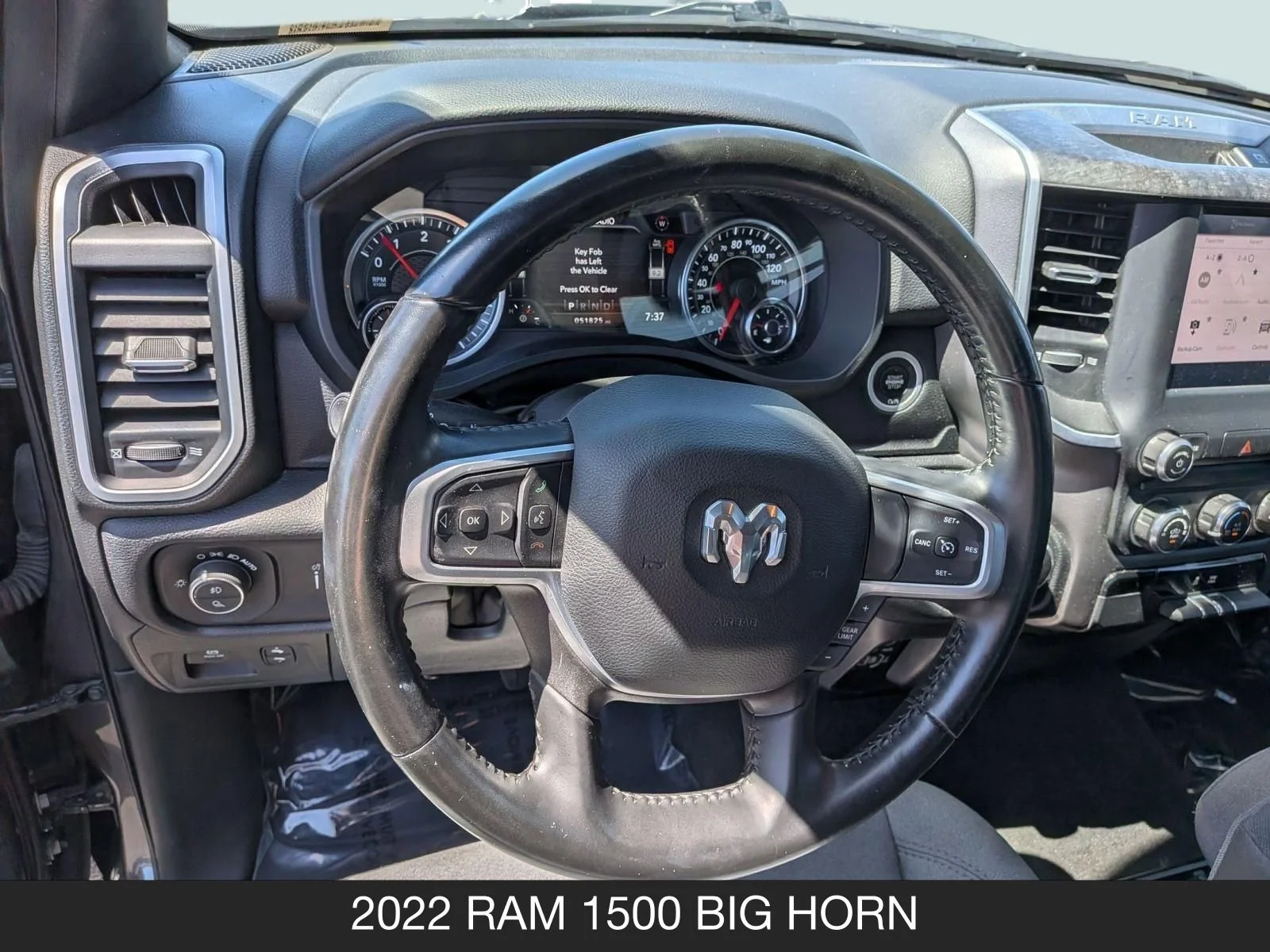 Used 2022 Granite Crystal Metallic Clearcoat Ram Big Horn image 13