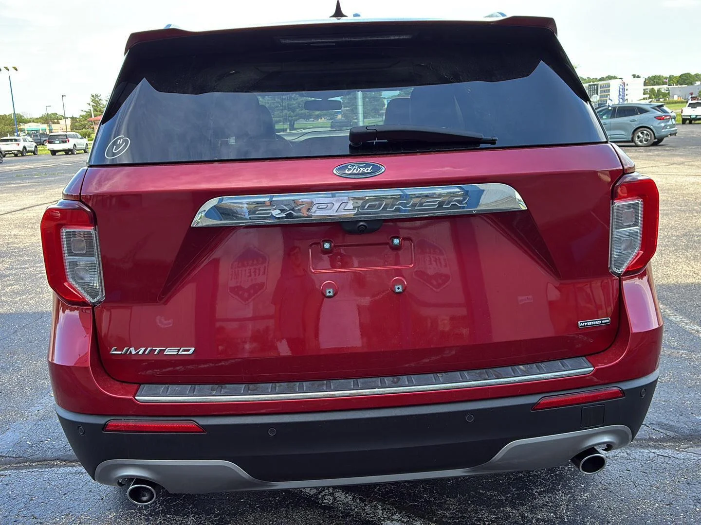 Used 2021 Rapid Red Metallic Tinted Clearcoat Ford Limited image 4