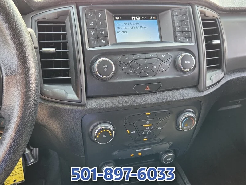 Used 2021 RED FORD XL 2WD SUPERCREW 5