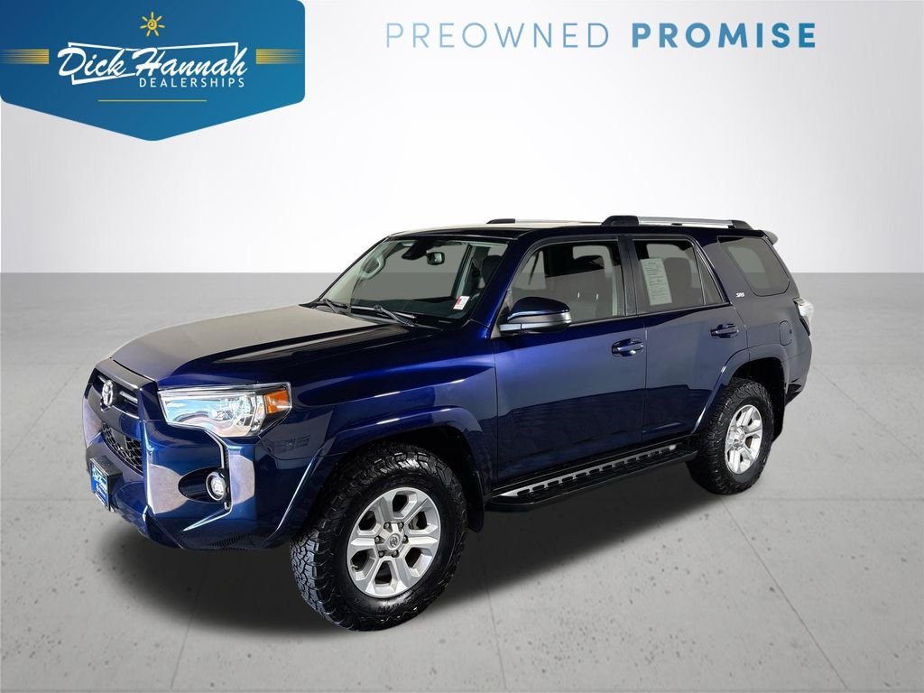Used 2021 Nautical Blue Metallic Toyota SR5 image 1