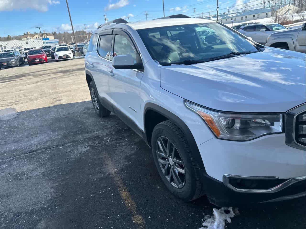 Used 2019 GMC Acadia SLT-1 with VIN 1GKKNULS6KZ229879 for sale in Oakland, ME