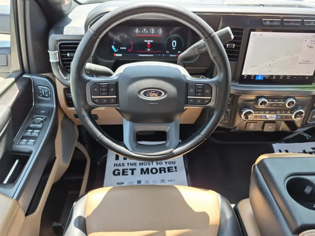 Used 2024 Glacier Gray Metallic Tri-Coat Ford LARIAT image 8