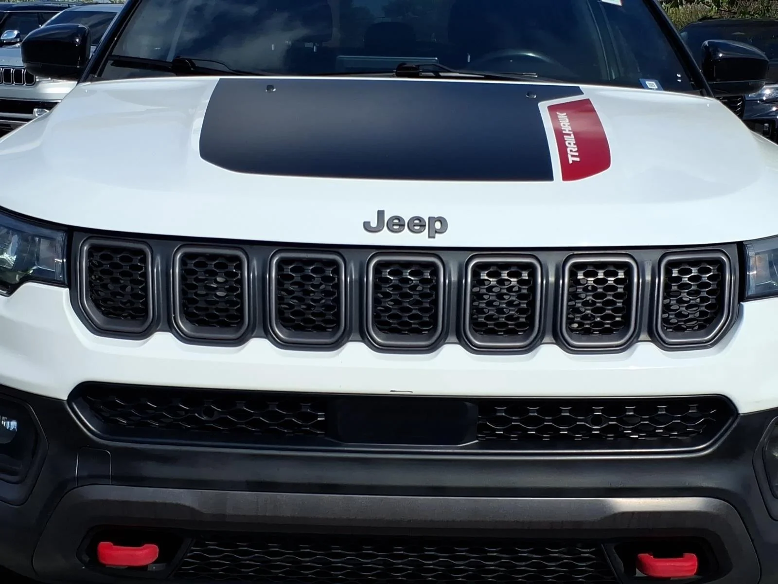 Used 2023 Bright White Clearcoat Jeep Trailhawk image 16