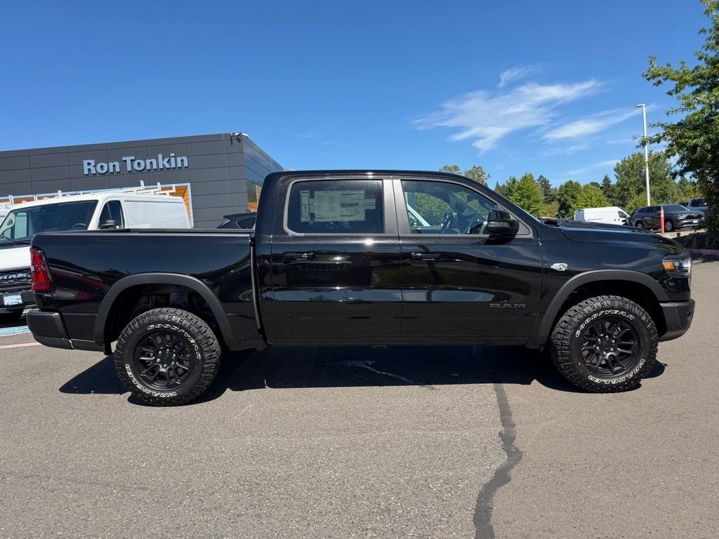 New 2026 Diamond Black Crystal Pearl-Coat Exterior Paint RAM Rebel image 8