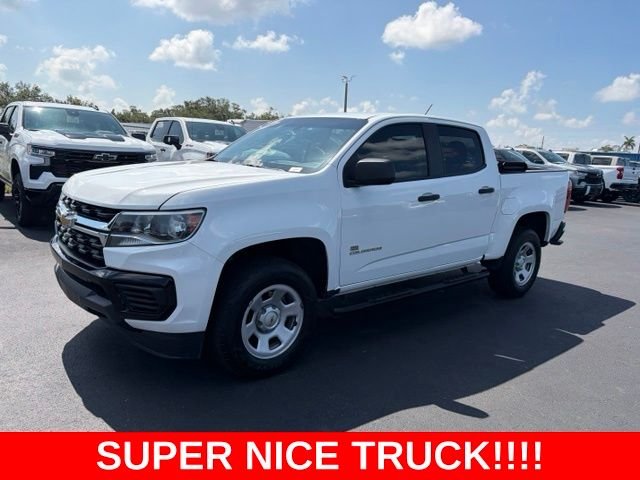 Used 2021 White Chevrolet Work Truck image 3