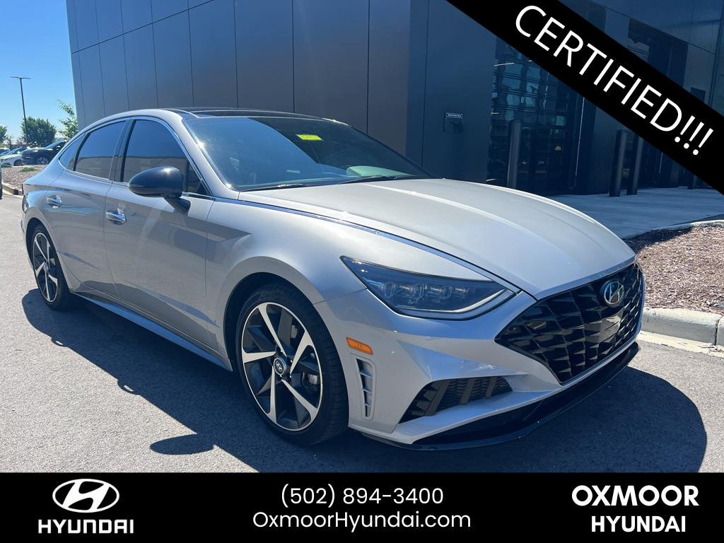 Used 2023 Curated Silver Hyundai SEL Plus image 1