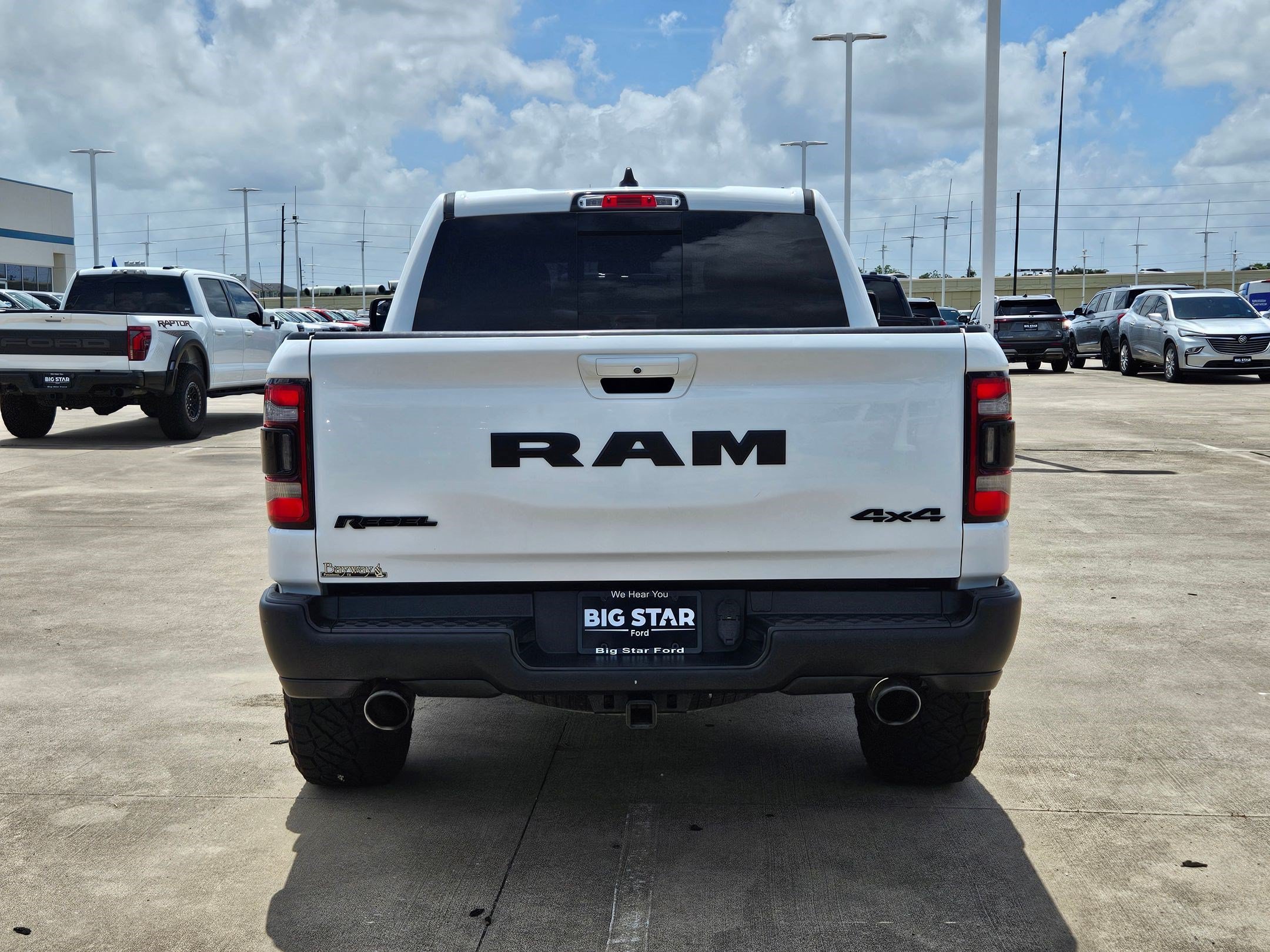 Used 2019 Bright White Clearcoat Ram Rebel image 8