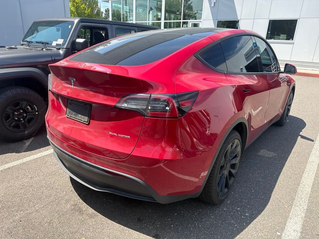 Used 2022 Red Multi-Coat Tesla Long Range image 4