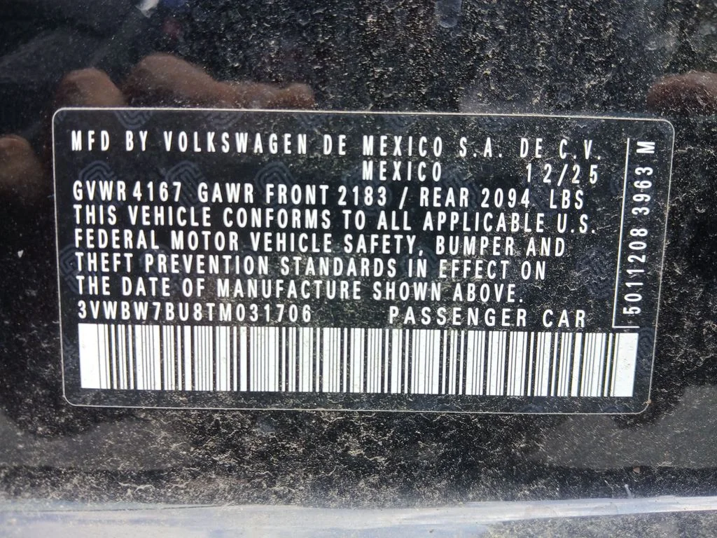 New 2026 Black Volkswagen 1.5T Sport image 28