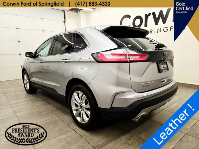 Certified Used 2024 Iconic Silver Metallic Ford Titanium image 4
