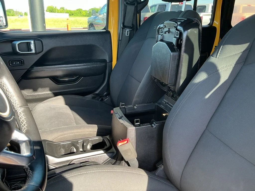 Used 2018 Yellow Jeep Unlimited Sahara image 19