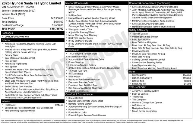 New 2026 Ecotronic Gray Hyundai Limited 6P image 39