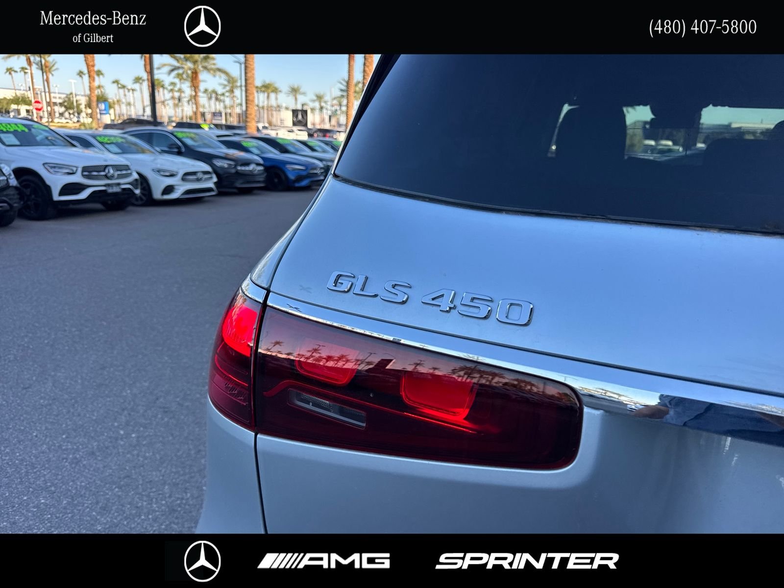 New 2026 Cirrus Silver Metallic Mercedes-Benz GLS 450 image 6