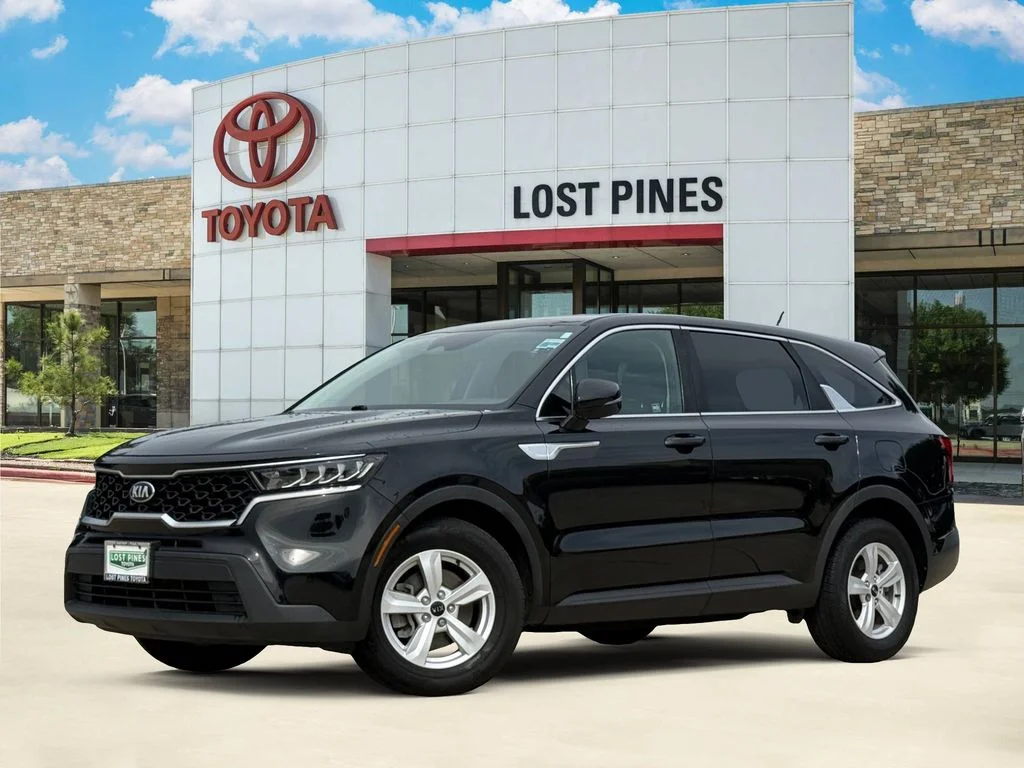 Used 2021 Black Kia LX image 1