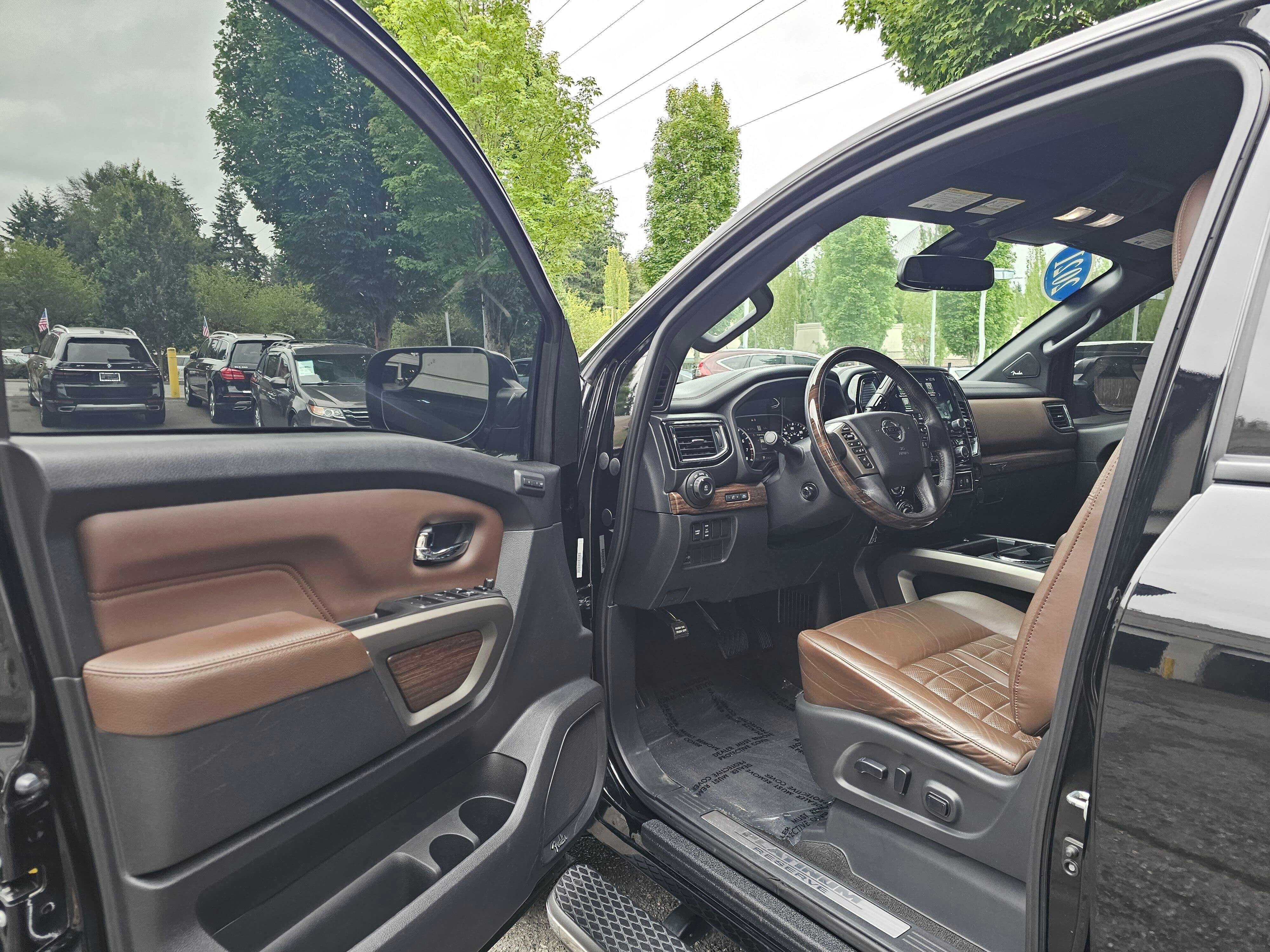 Used 2021 Super Black Nissan Platinum Reserve image 21