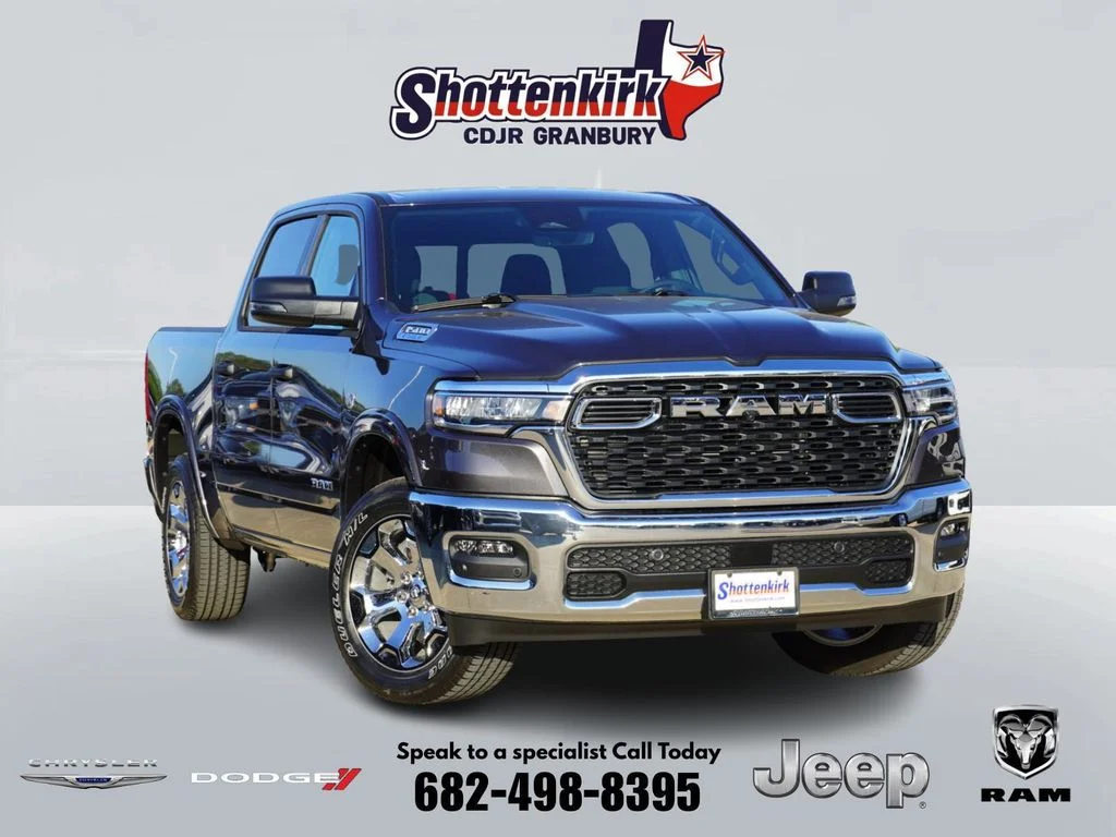 New 2026 Granite Crystal Metallic Clearcoat RAM Big Horn/Lone Star image 1