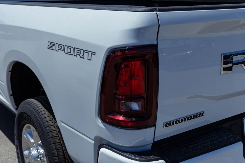 New 2026 Bright White Clear-Coat Exterior Paint RAM Big Horn Sport Appearance image 6