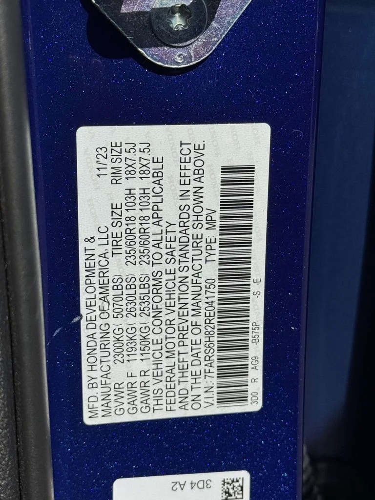 Used 2024 Blue Honda Sport-L image 31