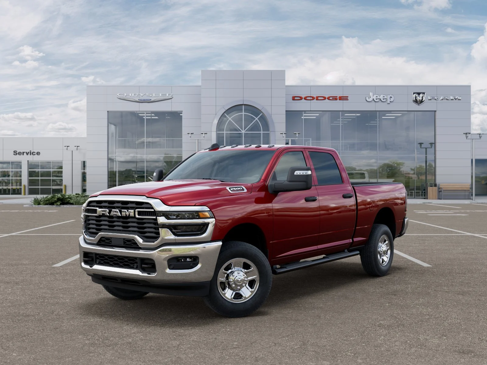 New 2026 Molten Red Pearlcoat RAM Tradesman image 32