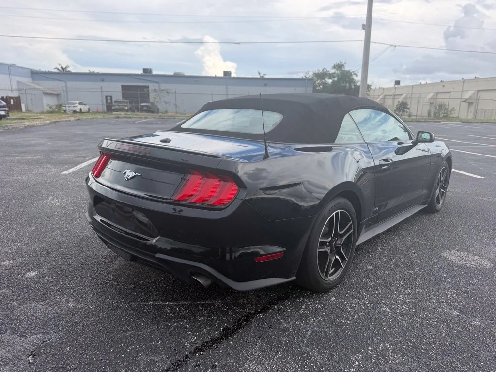 Used 2023 Black Ford EcoBoost Premium Convertible image 6