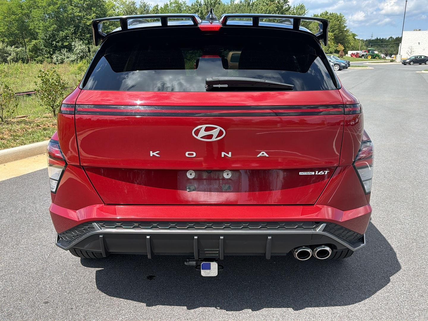 Used 2024 Ultimate Red Metallic w/Black Roof Hyundai N Line image 2