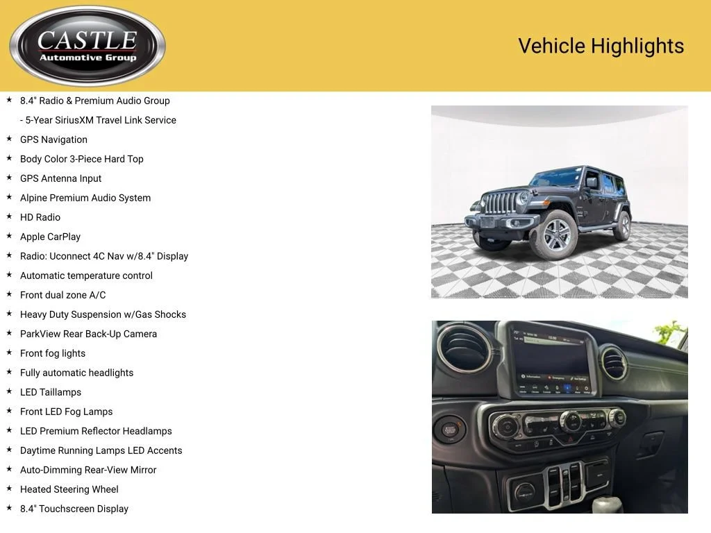 Used 2021 Gray Jeep Sahara 4x4 image 7
