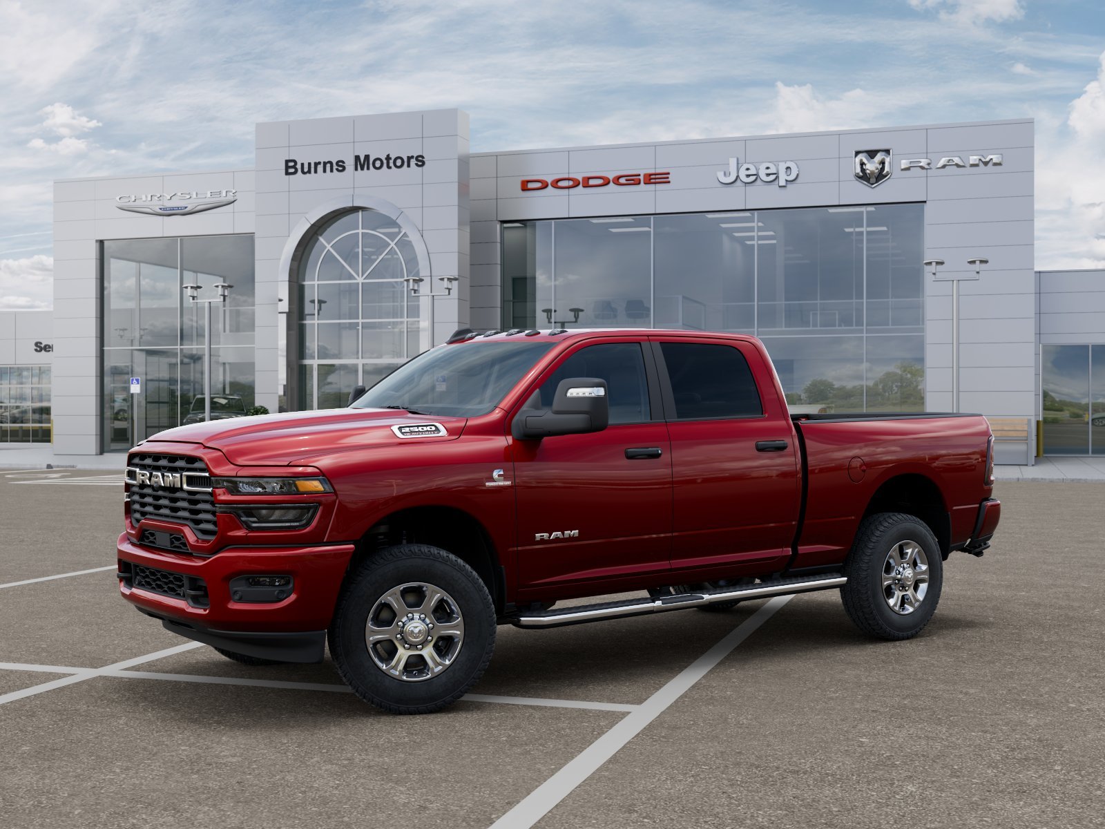 New 2027 Molten Red Pearl-Coat Exterior Paint RAM Lone Star image 28