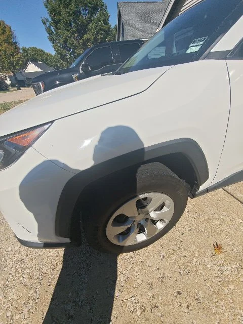 Used 2021 White Toyota LE image 7